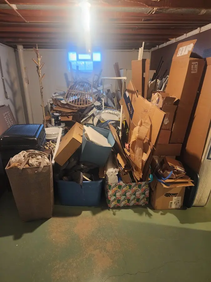 Roll-off dumpster container at job site for Yard Waste Dumpster Rental in Ocean Shores